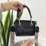 کیف دوشی زنانه مینی آرمانی مشکی