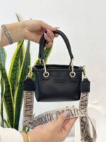 کیف دوشی زنانه مینی آرمانی مشکی