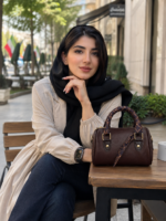 کیف دستی زنانه صندوقی دیور قهوه‌ای - Image 2