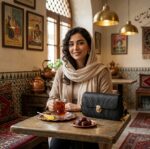 کیف دوشی زنانه کشیده مشکی - Image 3