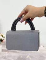 کیف پاسپورتی زارا دسته دوبل طوسی - Image 2