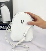 مینی کیف دوشی ایستاده زنانه سفید - Image 2