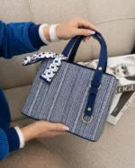 کیف دستی و دوشی زنانه طرح جین آبی