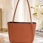 کیف دوشی بزرگ (Tote Bag) مدل اداری - رنگ قهوه ای (تراکوتا)