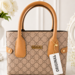 کیف دستی زنانه طرح گوچی (Gucci) کرم عسلی