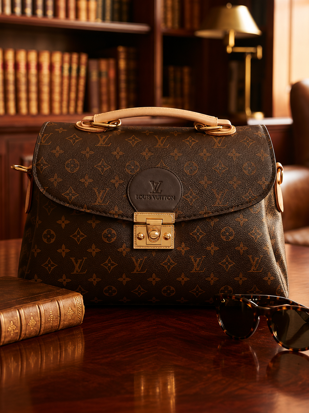 ChatGPT Image Jul 9, 2026, 04_58_39 PM کیف دستی زنانه لویی ویتون (Louis Vuitton) مدل مونوگرام کلاسیک - رنگ قهوهای - Image 1