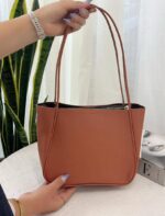 کیف دوشی بزرگ (Tote Bag) - رنگ قهوه ای (تراکوتا) - Image 2