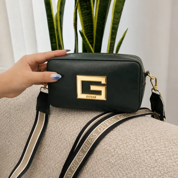 کیف کلاچ و دوشی زنانه گس (Guess) سبز + فیلم