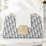 کیف پاسپورتی صندوقی زنانه طرح دیور (Dior) سفید + فیلم - Image 2