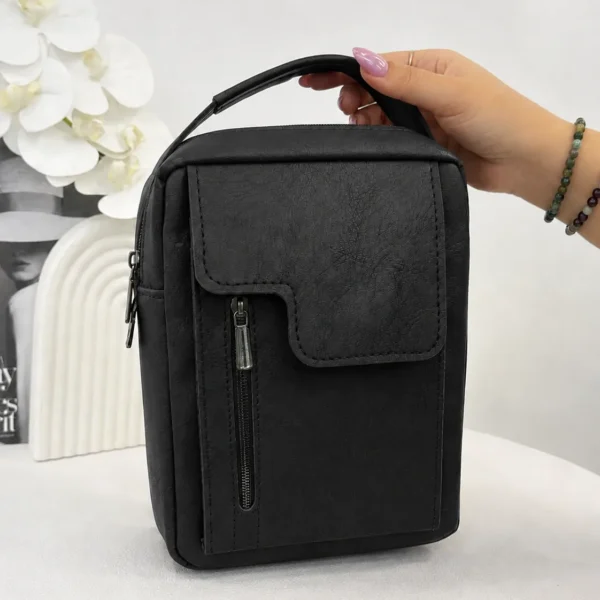 کیف دستی و دوشی مردانه مشکی