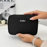 کیف دوشی زنانه طرح زارا مشکی مدل مینیمال