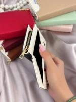 کیف پول زنانه زه‌دار زیپ‌دار با ۹ جای کارت